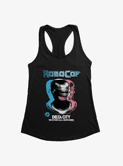 Robocop Delta City: The Future Has A Silver Lining Womens Tank Top