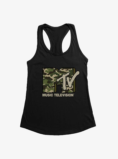 MTV Camo Logo Girls Tank