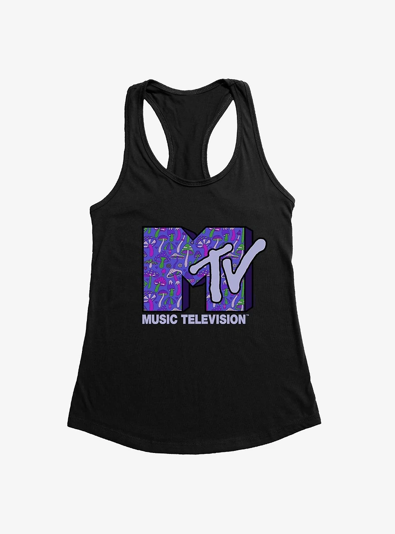 MTV Mushrooms Logo Girls Tank