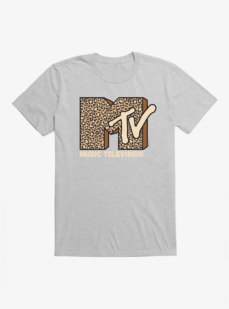 MTV Leopard Logo T-Shirt