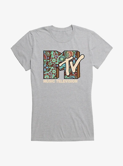 MTV Paisley Logo Girls T-Shirt