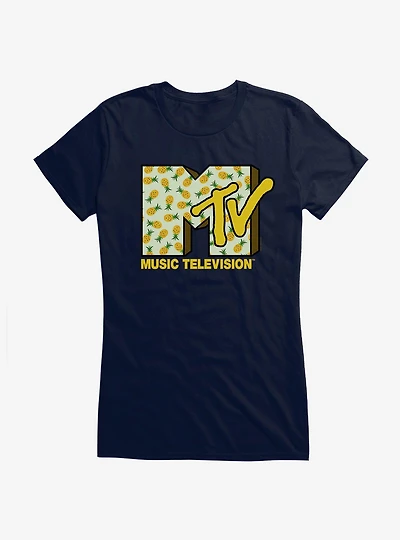 MTV Pineapple Logo Girls T-Shirt