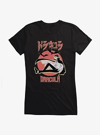 Universal Anime Monsters Dracula Portrait Girls T-Shirt