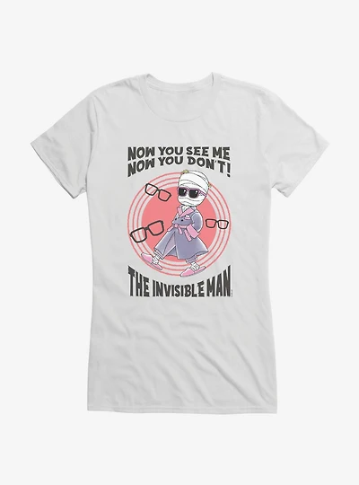 Universal Anime Monsters Invisible Man Girls T-Shirt