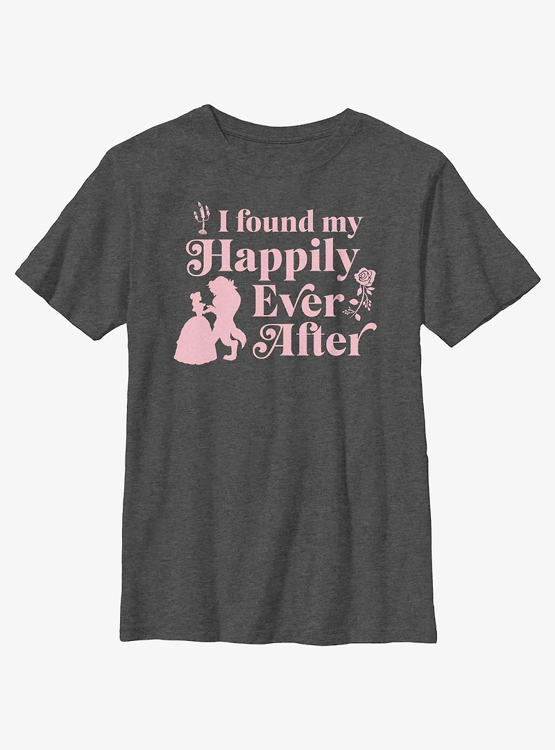 Disney Beauty And The Beast Found My Happily Ever After Youth T-Shirt