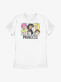 Disney Princess Squares Womens T-Shirt