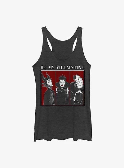 Disney Villains Be My Villaintine Womens Tank Top