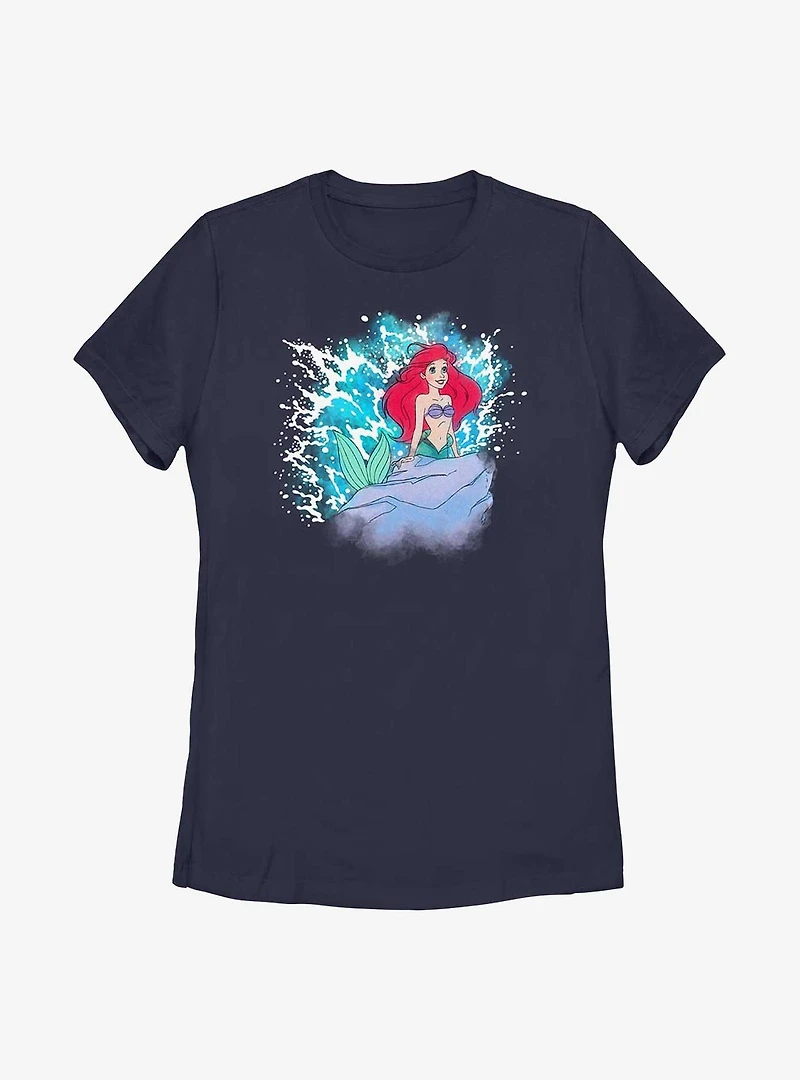 Disney The Little Mermaid Splash Spot Womens T-Shirt