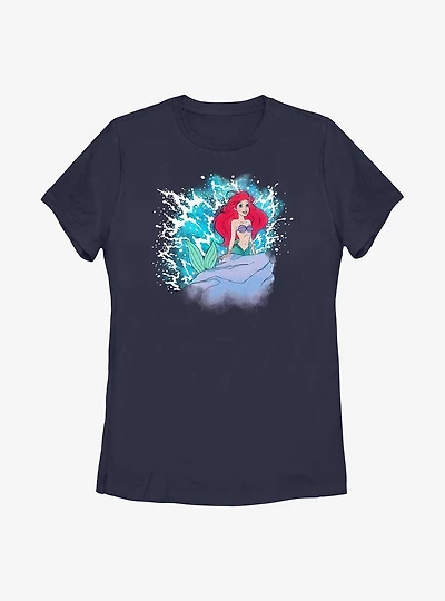 Disney The Little Mermaid Splash Spot Womens T-Shirt