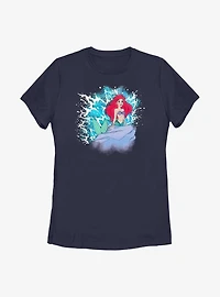 Disney The Little Mermaid Splash Spot Womens T-Shirt