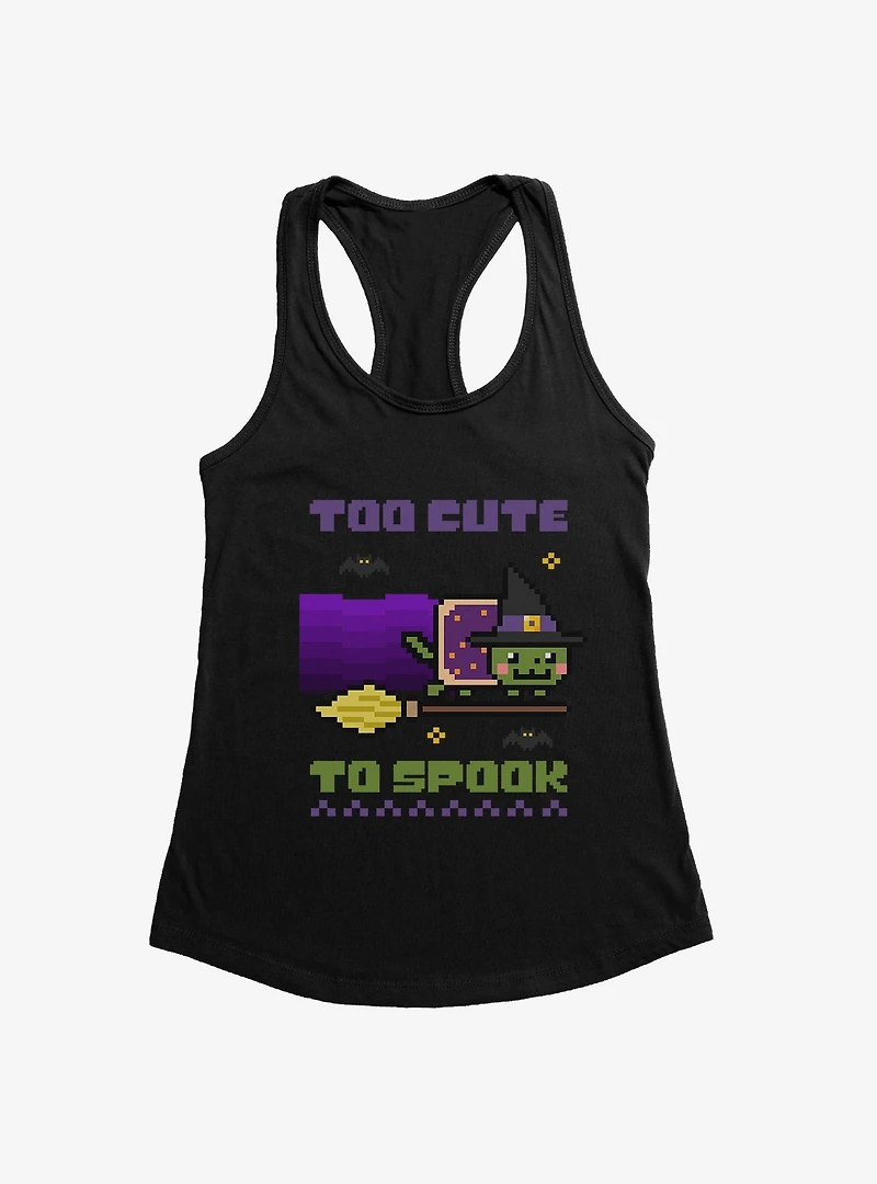 Nyan Cat Too Cute To Spook Girls Tank