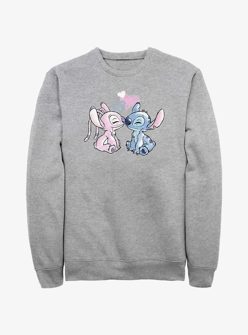 Disney Lilo & Stitch Angel Loves Sweatshirt