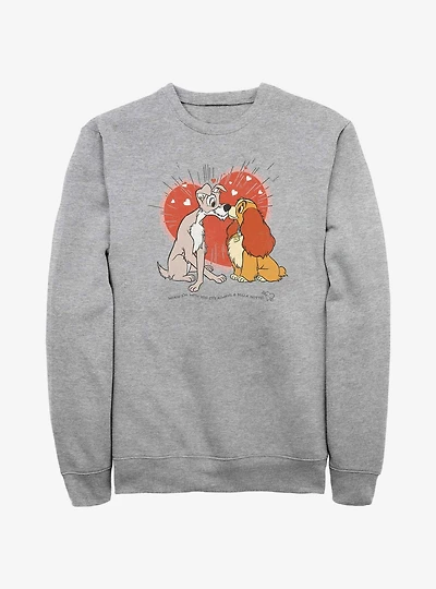 Disney Lady and the Tramp Bella Notte Lovers Sweatshirt