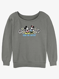 Disney Mickey Mouse & Minnie Keep On Lovin' Girls Slouchy Sweatshirt