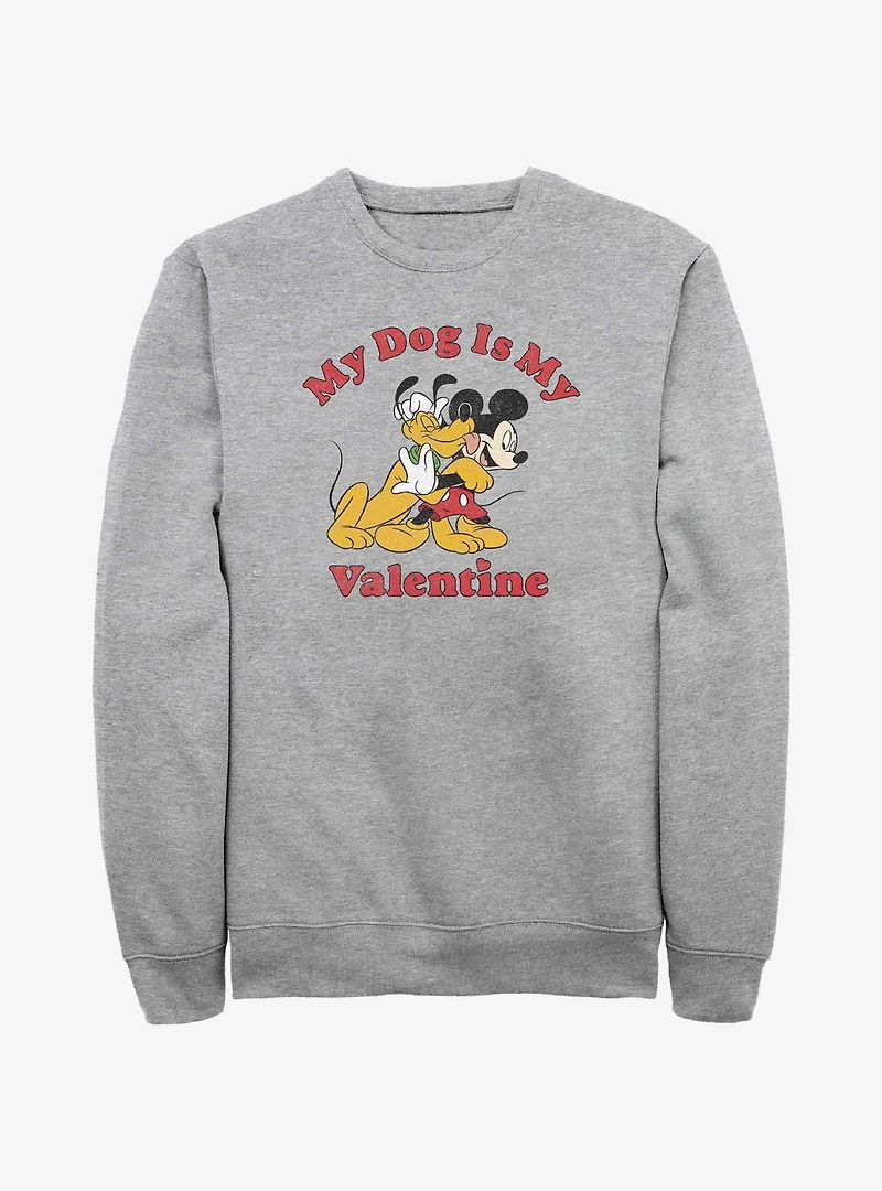 Disney Mickey Mouse & Pluto Love My Dog Sweatshirt