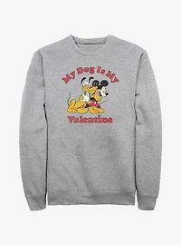Disney Mickey Mouse & Pluto Love My Dog Sweatshirt