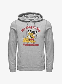 Disney Mickey Mouse & Pluto Love My Dog Hoodie