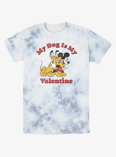 Disney Mickey Mouse & Pluto Love My Dog Tie-Dye T-Shirt