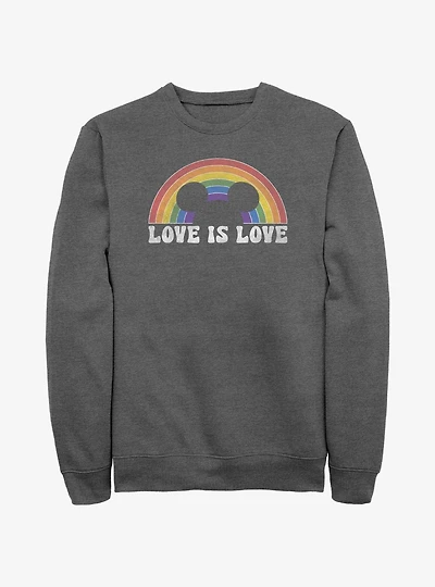 Disney Mickey Mouse Love Is Sweatshirt