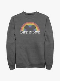 Disney Mickey Mouse Love Is Sweatshirt