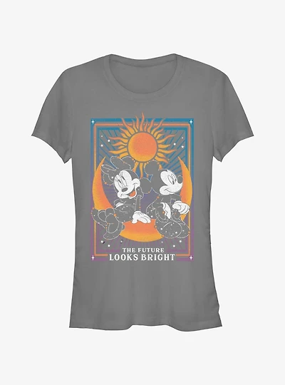 Disney Mickey Mouse & Minnie The Future Looks Bright Astrology Girls T-Shirt