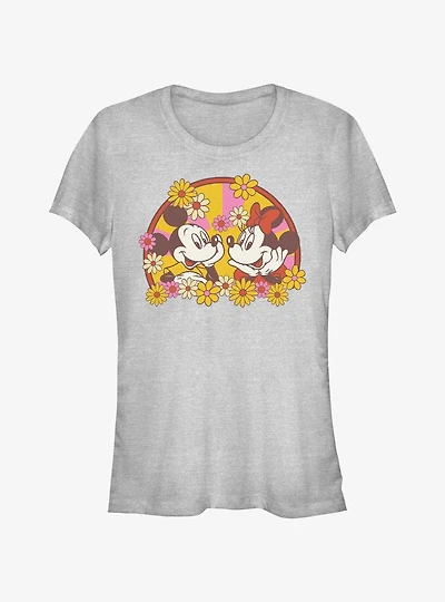 Disney Mickey Mouse & Minnie Love Bloom Girls T-Shirt
