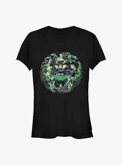 Disney Villains Epitome Of Evil Girls T-Shirt