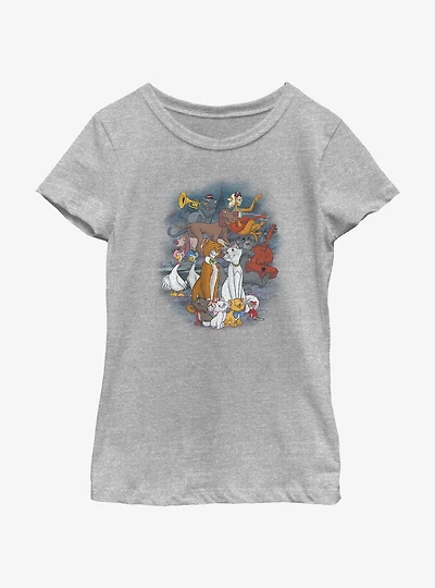 Disney The AristoCats All Cats Youth Girls T-Shirt