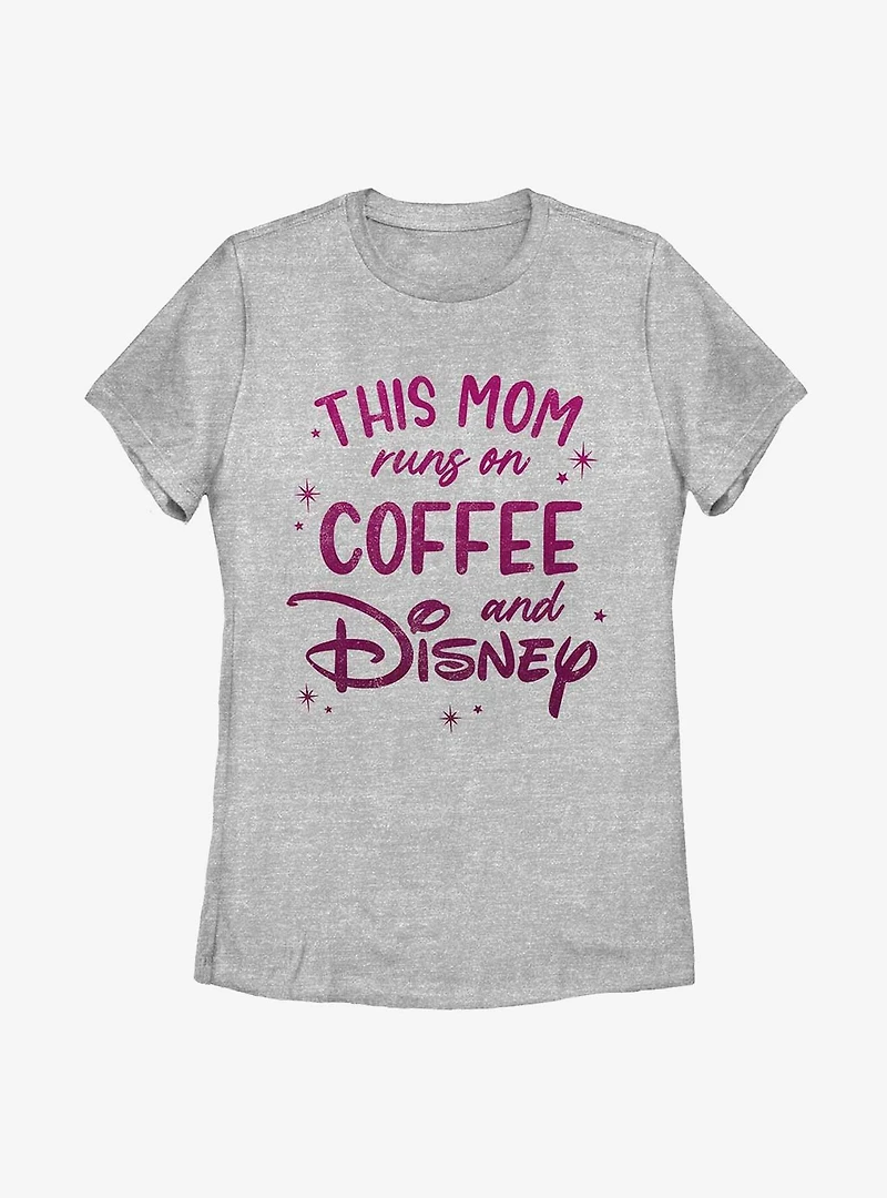 Disney Channel This Mom Runs On Coffee and Womens T-Shirt