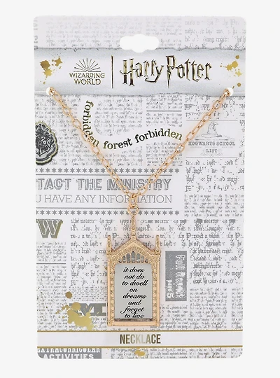 Harry Potter Mirror of Erised Charm Necklace - BoxLunch Exclusive