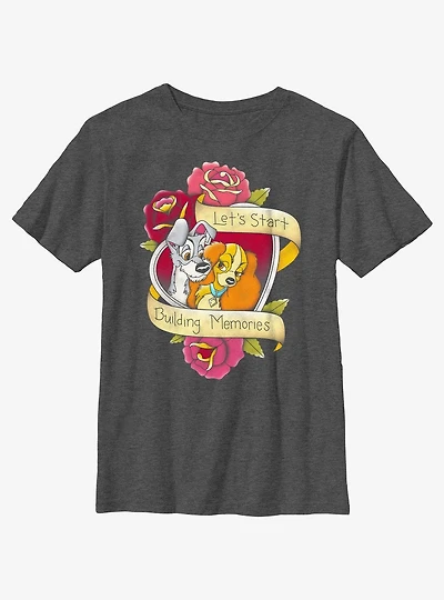 Disney Lady and the Tramp Build Memories Youth T-Shirt