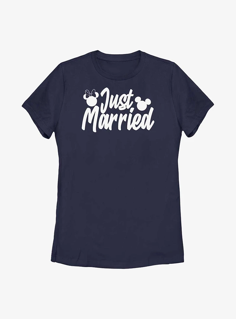 Disney Mickey Mouse Just Married Mice Womens T-Shirt
