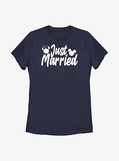 Disney Mickey Mouse Just Married Mice Womens T-Shirt