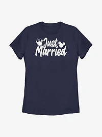 Disney Mickey Mouse Just Married Mice Womens T-Shirt