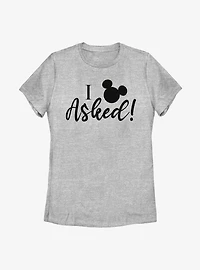 Disney Mickey Mouse I Asked Womens T-Shirt