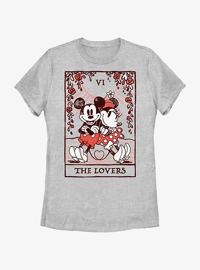 Disney Mickey Mouse The Lovers Womens T-Shirt