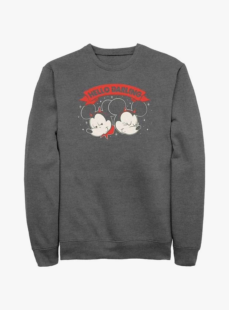 Disney Mickey Mouse Hello Darling Sweatshirt