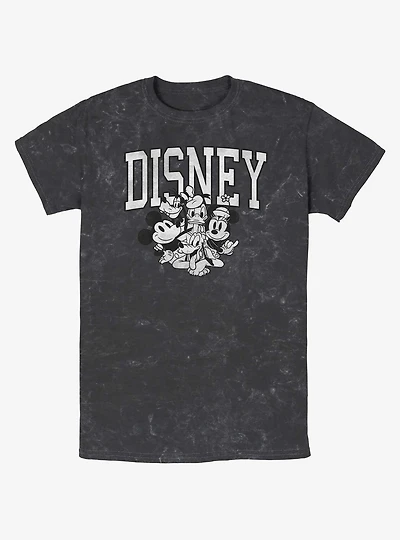 Disney Mickey Mouse Group Mineral Wash T-Shirt