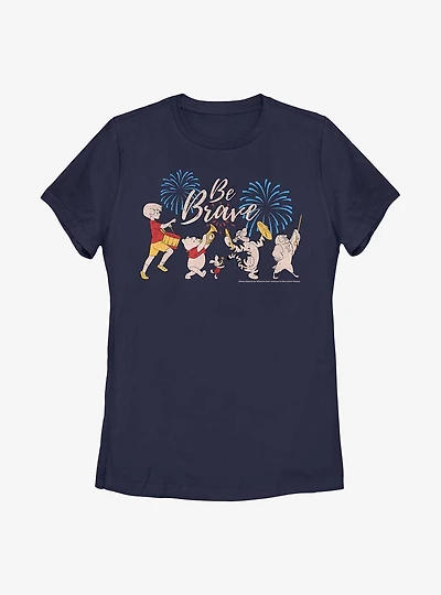 Disney Winnie The Pooh Be Brave Womens T-Shirt