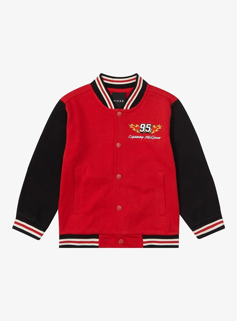 Disney Pixar Cars Lightning McQueen Toddler Varsity Jacket - BoxLunch Exclusive