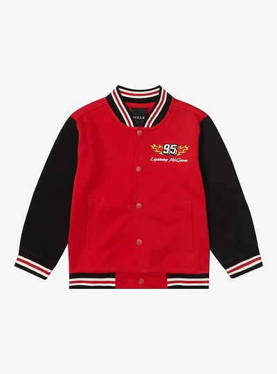 Disney Pixar Cars Lightning McQueen Toddler Varsity Jacket - BoxLunch Exclusive