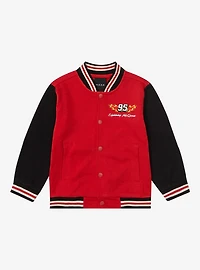 Disney Pixar Cars Lightning McQueen Toddler Varsity Jacket - BoxLunch Exclusive