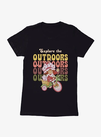 Strawberry Shortcake Explore The Outdoors Womens T-Shirt