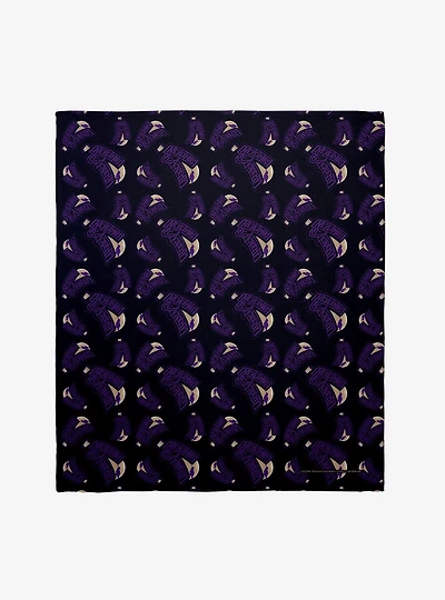 Wednesday Nevermore Academy Throw Blanket