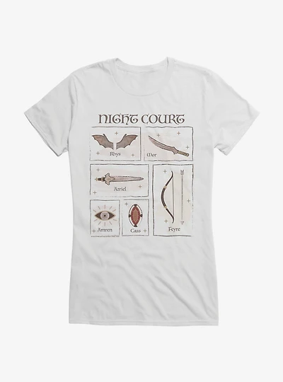 A Court Of Mist & Fury Night The Inner Circle Girls T-Shirt