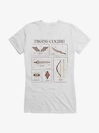 A Court Of Mist & Fury Night The Inner Circle Girls T-Shirt