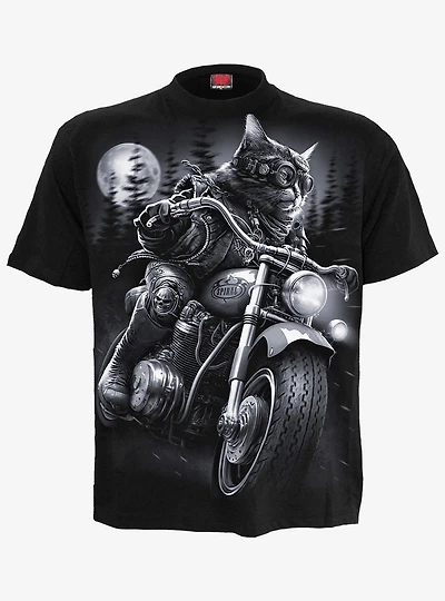 Spiral Nine Lives T-Shirt Black