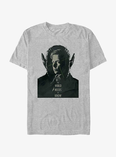 Marvel Secret Invasion Talos The World Needs To Know T-Shirt