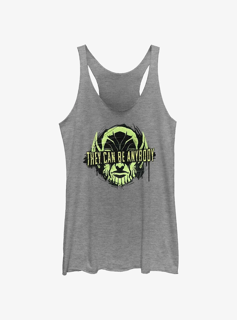 Marvel Secret Invasion Skrull They Can Be Anybody Womens Tank Top