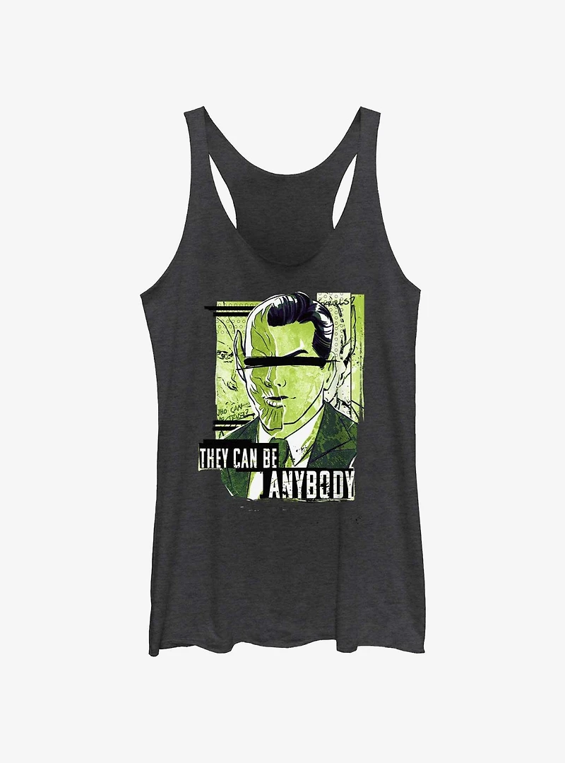 Marvel Secret Invasion They Can Be Anybody Poster Womens Tank Top